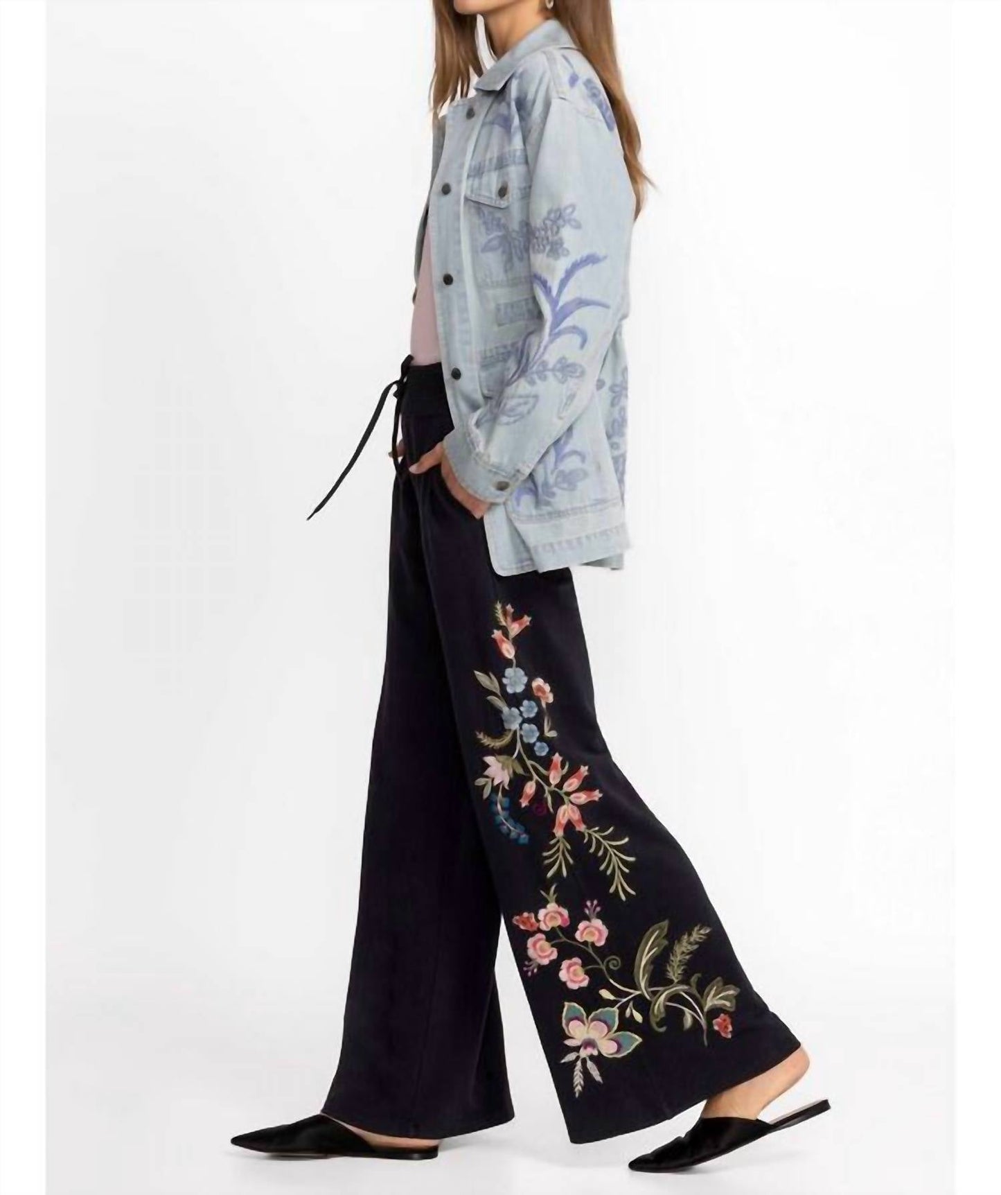 Johnny Was - French Terry Julianna Seamed Pant