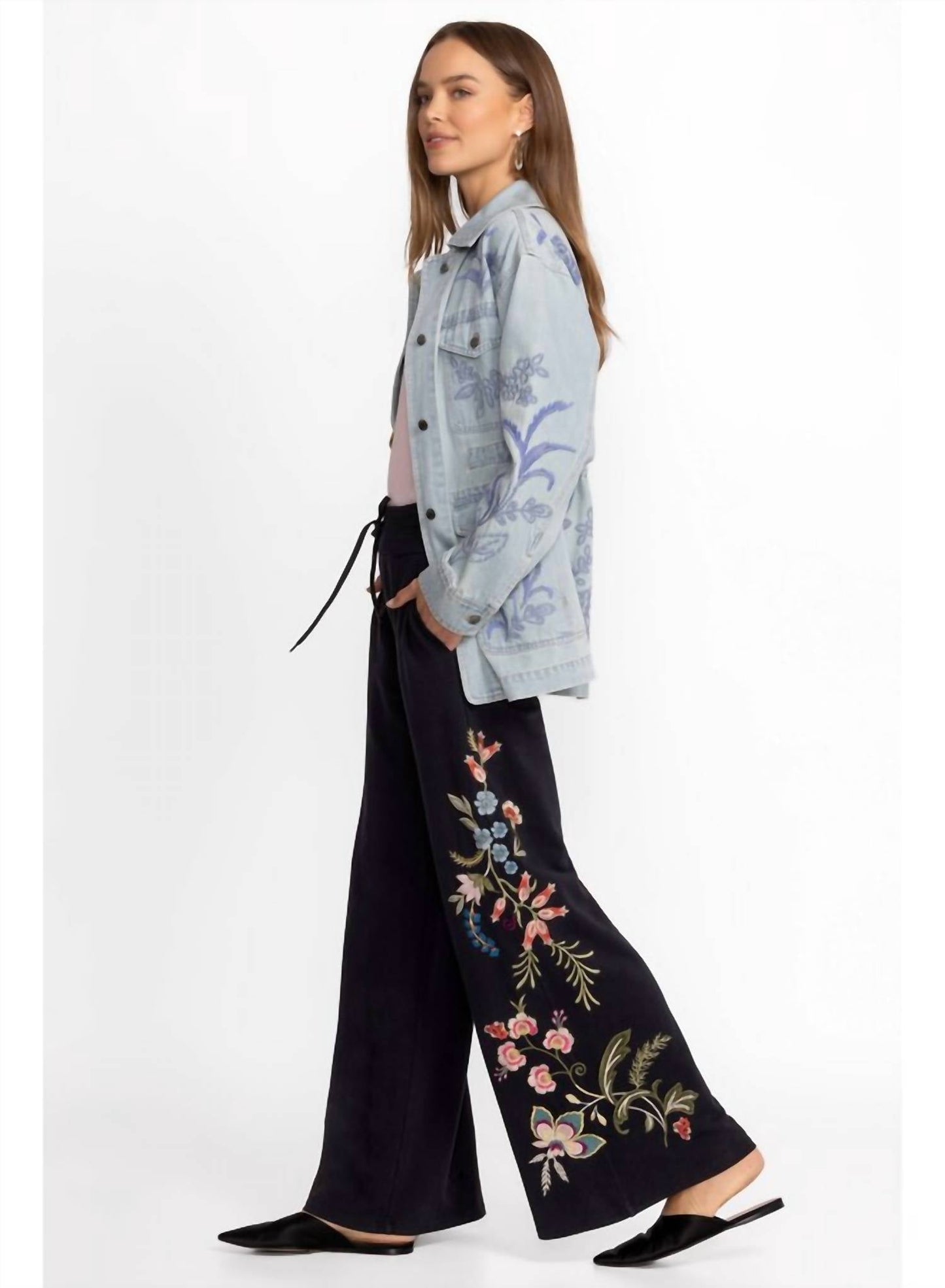 Johnny Was - French Terry Julianna Seamed Pant