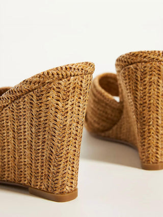 Silent D - Women's Katia Raffia Wedge Sandal
