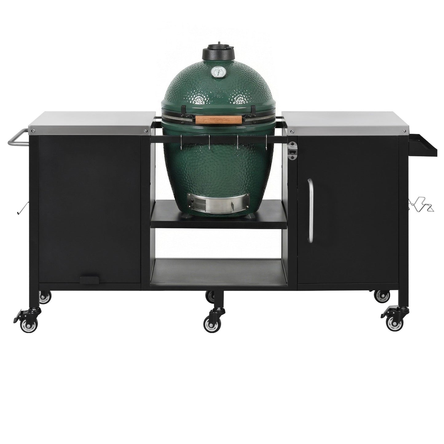 K&K 72.4' Large Grill Table for Big Green Egg