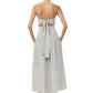 St. Agni - Gathered Strapless Tie Back Dress