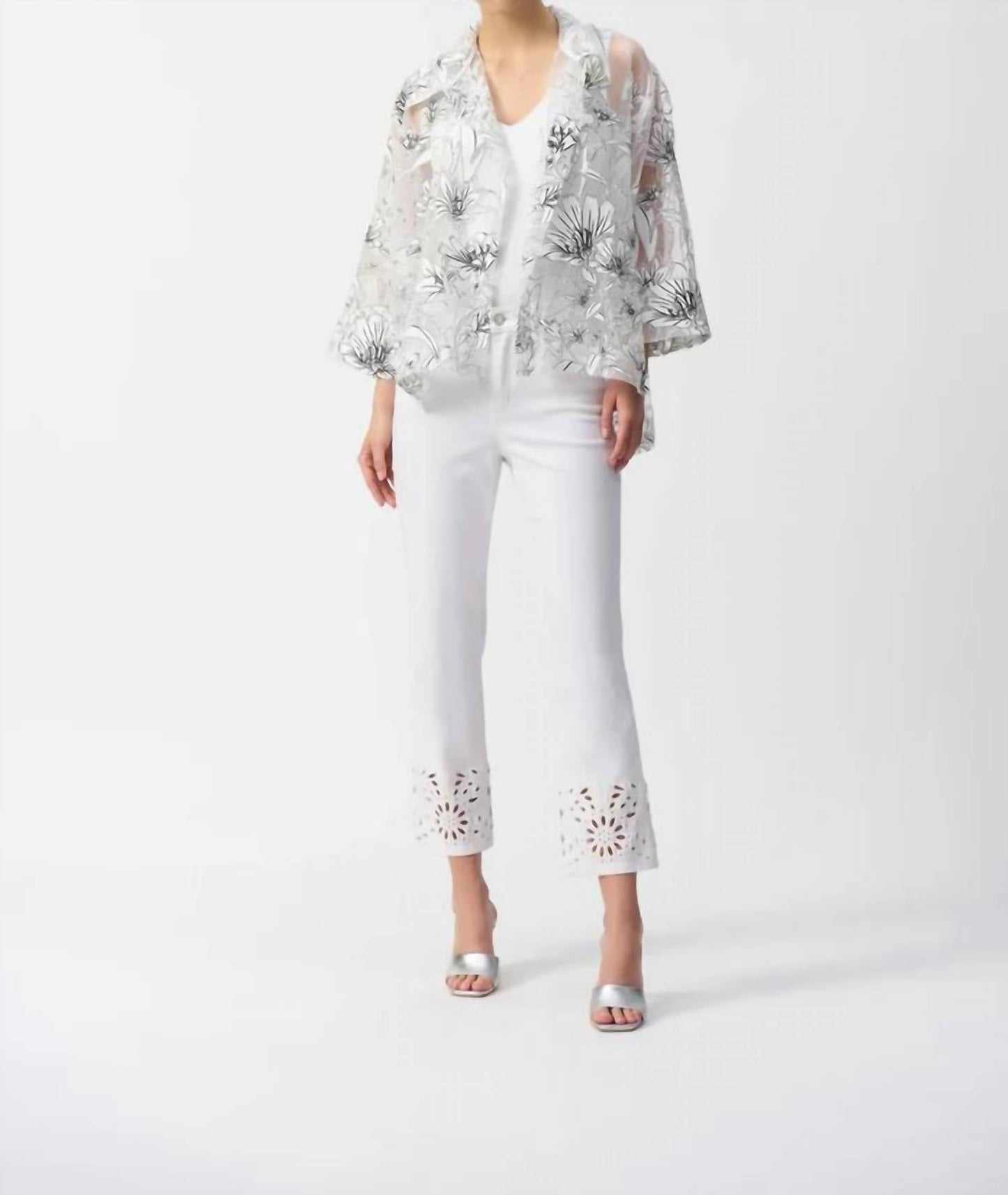 Joseph Ribkoff - Sheer Floral Coverup