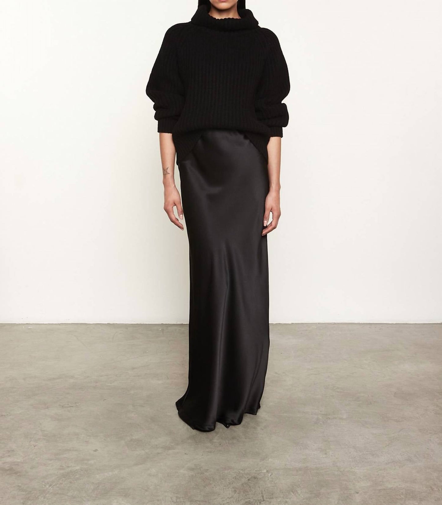 Enza Costa - CHUNKY CASHMERE TURTLENECK SWEATER