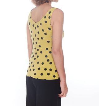 Matthildur - Polka Dot Sleeveless Tank Top