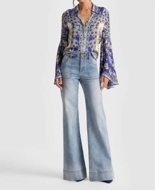 Alice + Olivia - Willa Bell Sleeve Top