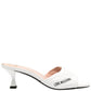 Love Moschino - Women's Leather Quilted Heels Mule