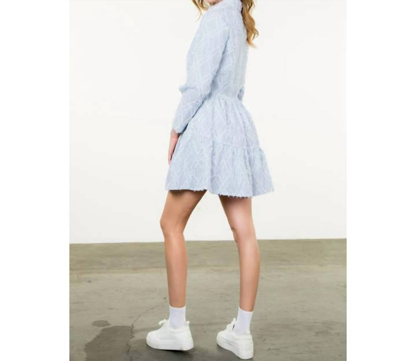 Thml - Striped fringe detail dress