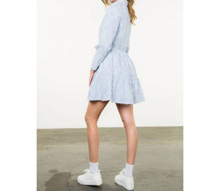 Thml - Striped fringe detail dress