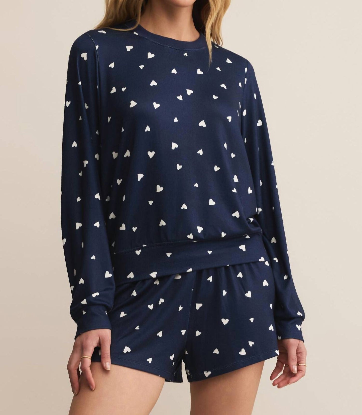 Z Supply - Classic Heart Long Sleeve Tee