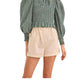 Hunter Bell - Eubanks Smocked Top