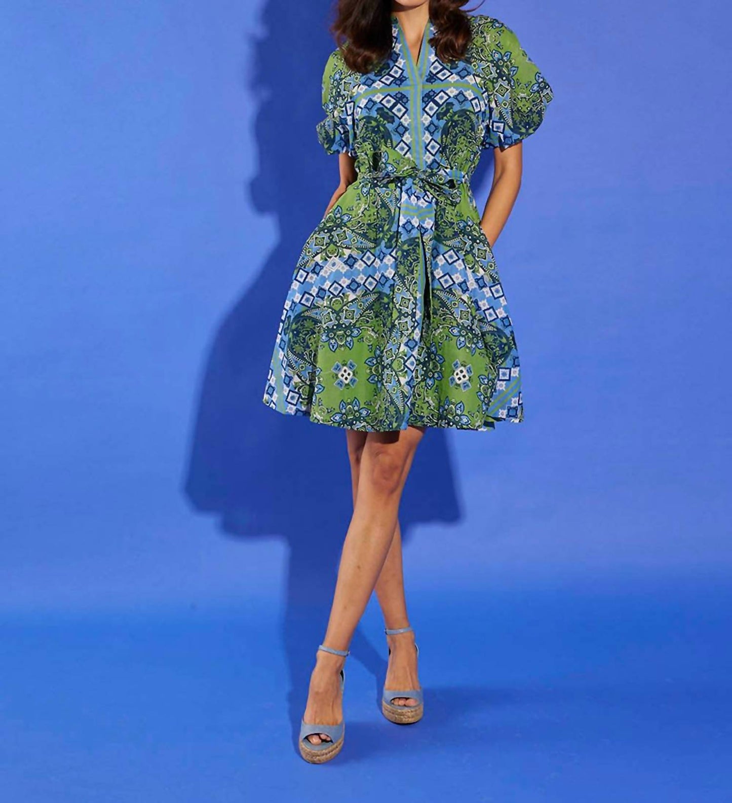 Jude Connally - Paisley Mini Dress