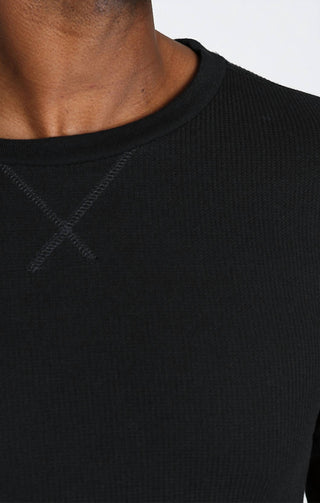 Jachs New York - Classic Waffle Crewneck Sweatshirt