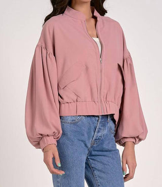 Elan - Mauve Balloon Jacket