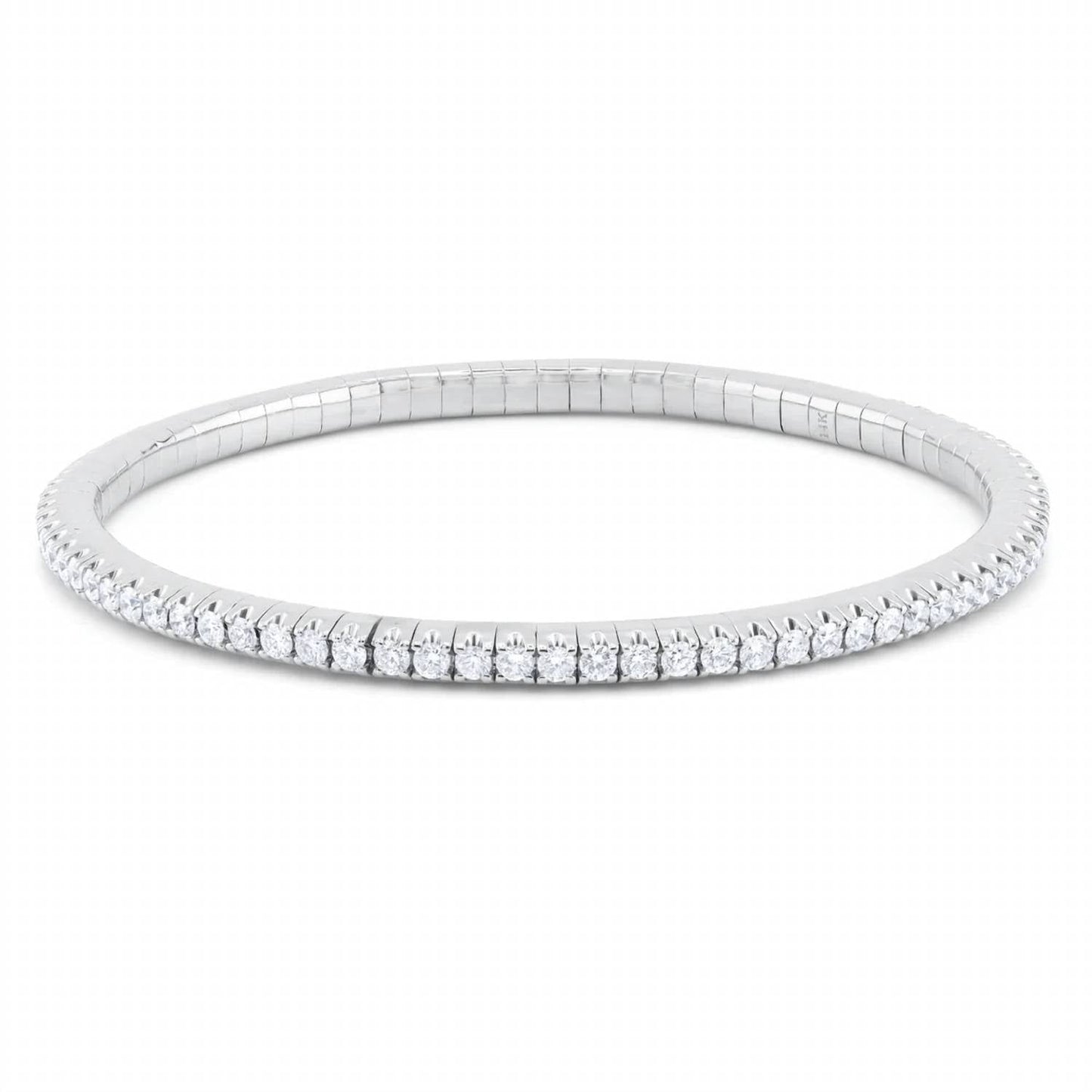 Diana M Jewels - Flexible 3.25cts Diamond Tennis Bracelet