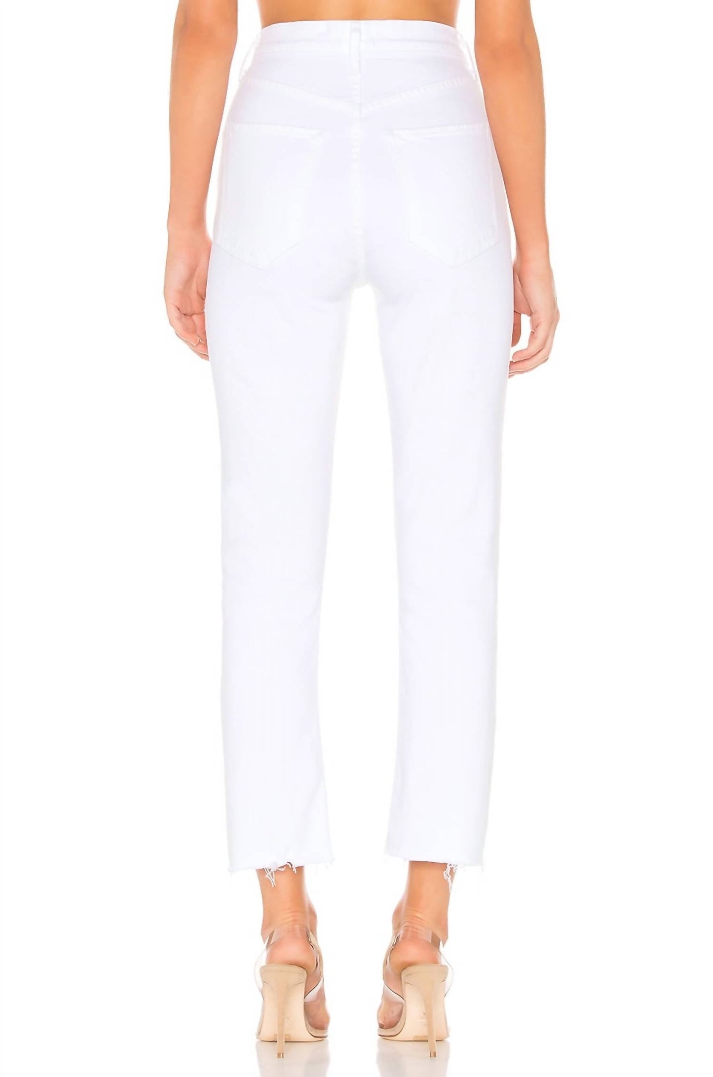 Agolde - Riley High Rise Crop Straight Jeans
