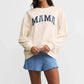 Z Supply - Mama Knit Denim Sweatshirt