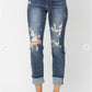 Judy Blue - Mid Rise Boyfriend Jeans - Plus