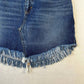 Free People - Women's Ultra-distressed Mini Teaspoon Jeans Skirt