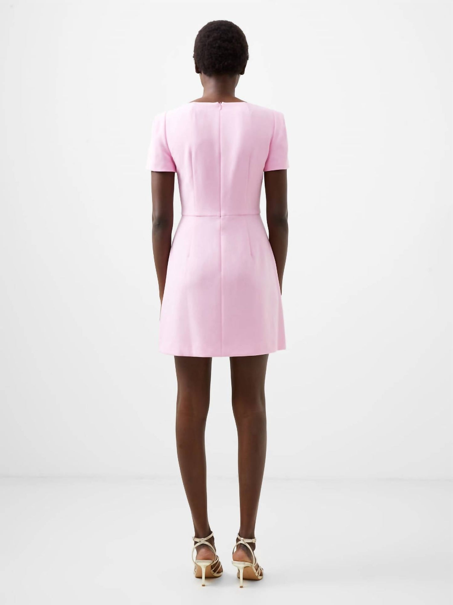 French Connection - Whisper Square Neck Short Sleeve Dress