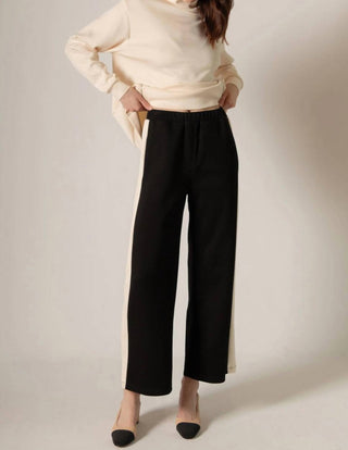 Before You - Women's Buttermilk Collection Stripe Wide Leg Pant