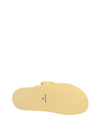 Gia Borghini - WOMEN'S GIA 3 PADDED LEATHER SLIDES