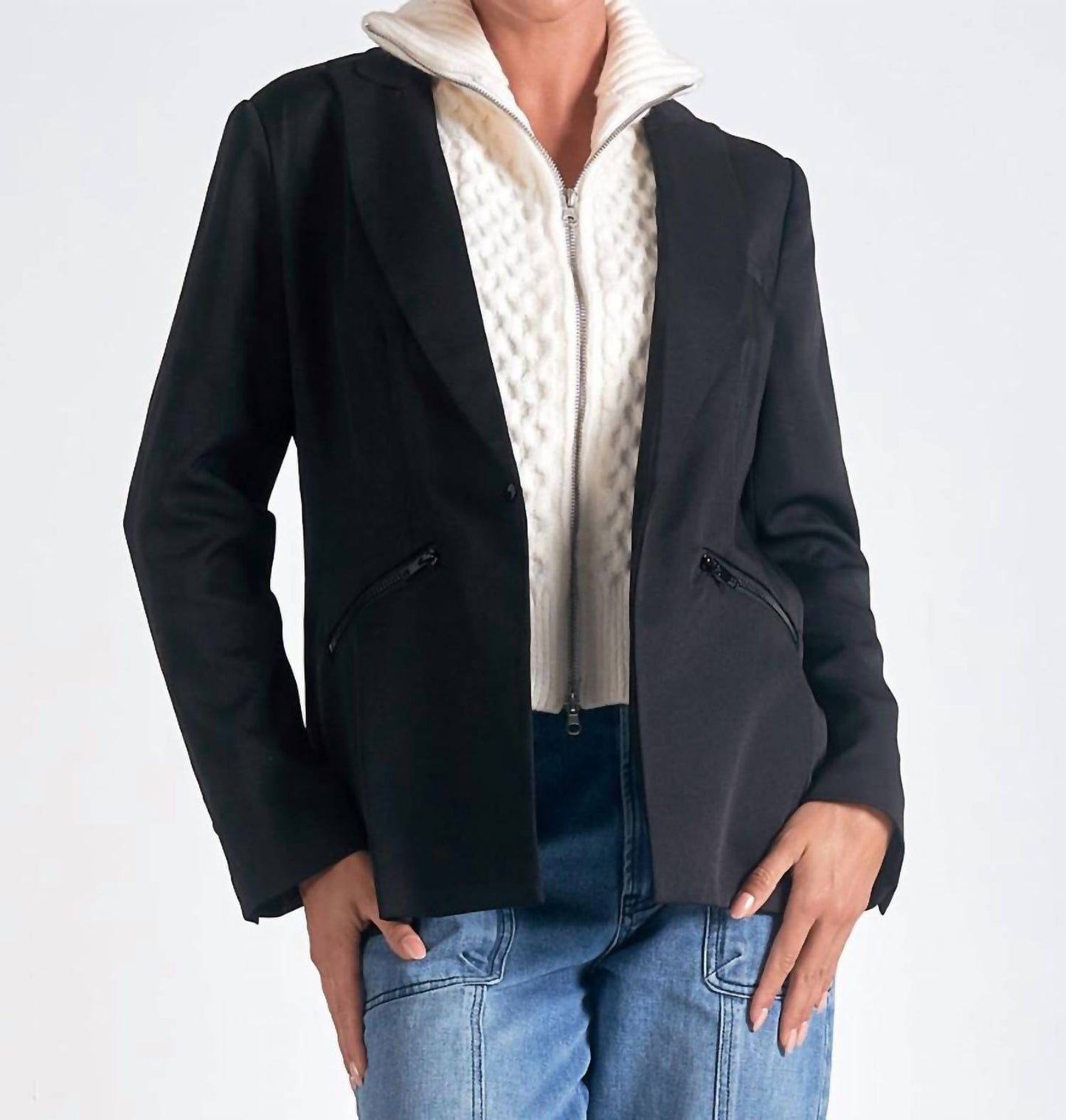 Elan - Blazer Sweater Combo