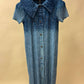 Beulahstyle - Women's Shirtwaist Denim Dress