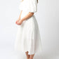 Olivaceous - Gracie Eyelet Puff Sleeve Midi Dress