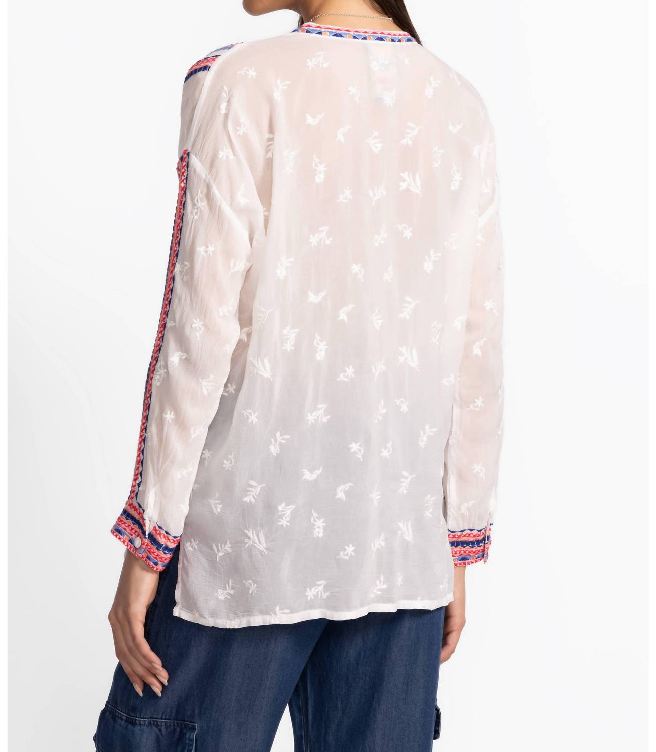 Johnny Was - The Audrey Mandarin Collar Shirt