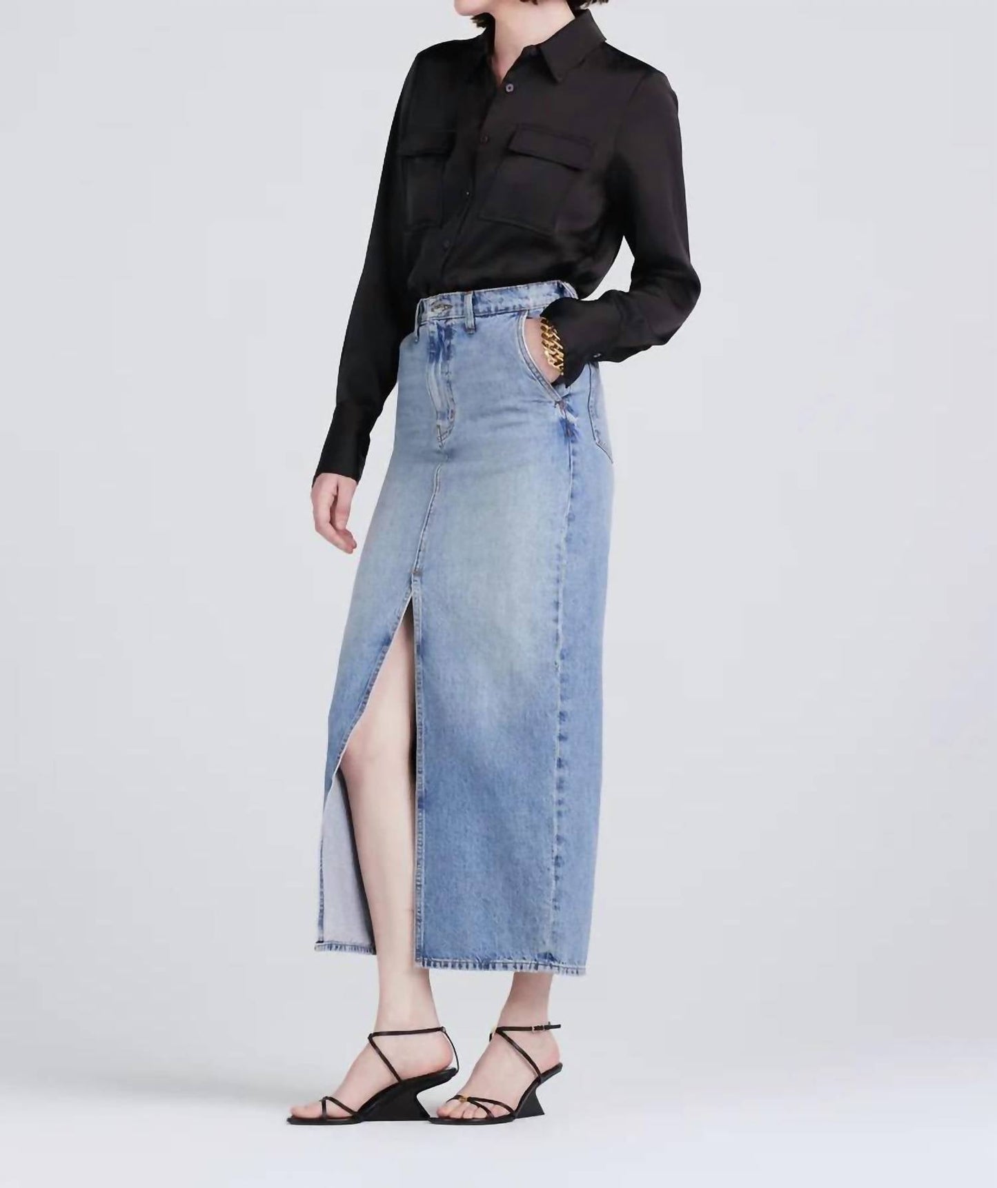 Derek Lam 10 Crosby - LU HIGH RISE MAXI SKIRT