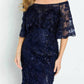 Cameron Blake - Off Shoulder Floral Lace Mother of the Bride Dress