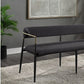 Jaramillo Chenille Bench Black