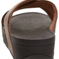 Fitflop - Women's Lulu Cross Slide Sandals Leather Wedge Mule