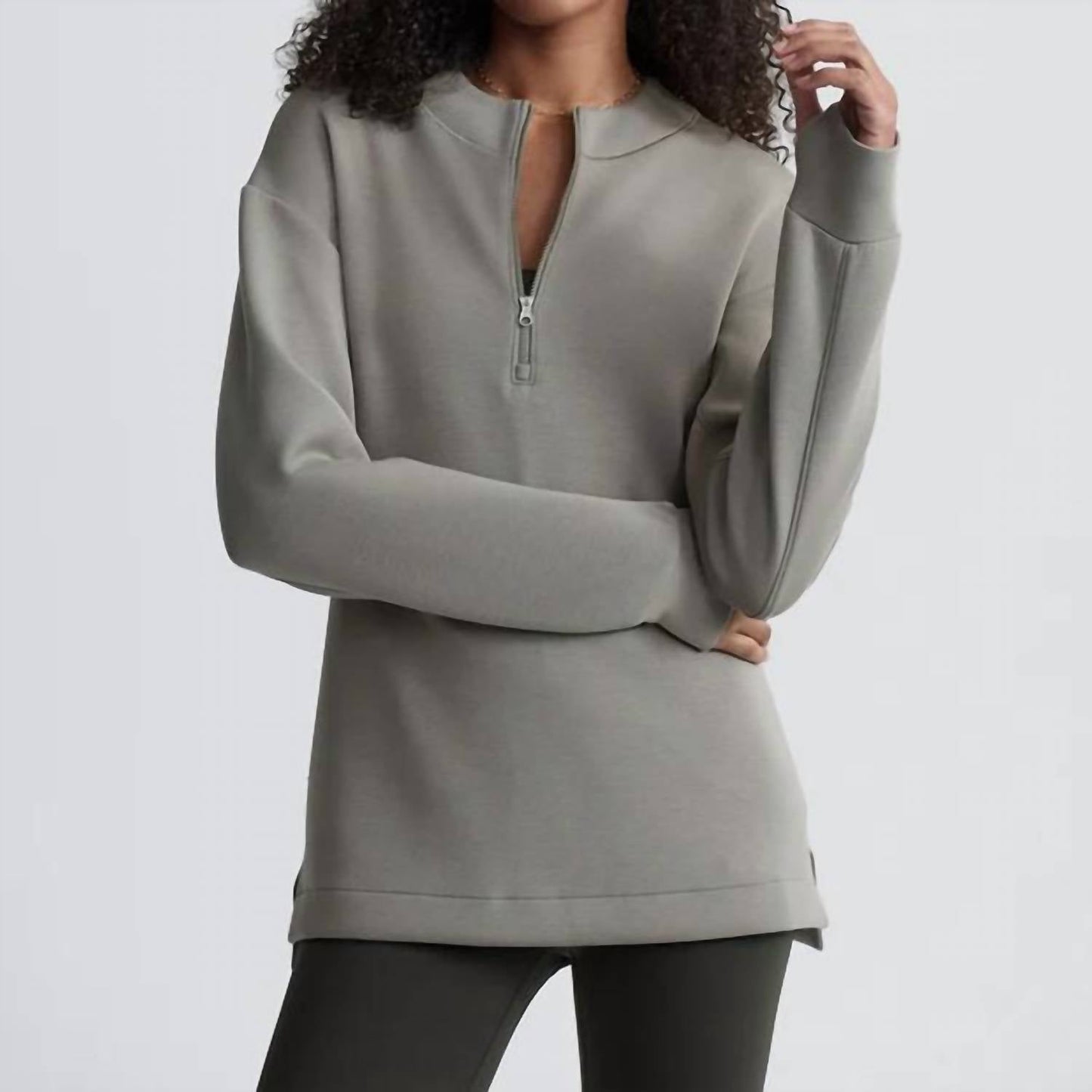 Varley - Cleo Half Zip Midlayer Tee Top
