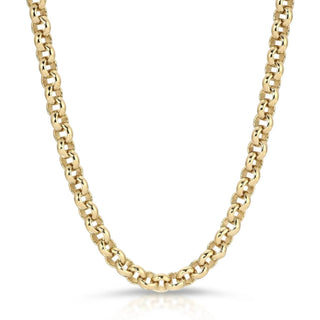 Eklexic - Women's Micro Royal Rolo Chain Necklace