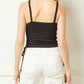Entro - Shirred Cropped Cami
