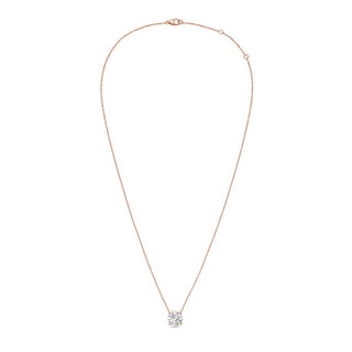 Diana M Jewels - 5.00 Cts Lab Grown Diamond Solitaire Pendant Necklace