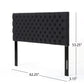 Annecy Contemporary Upholstered Headboard