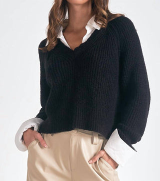 Elan - Collared sweater