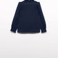 Abel & Lula - Girl's Navy Blue Long Sleeve Mock Turtleneck
