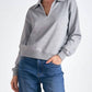 Elan - V-neck Long Sleeve Sweatshirt