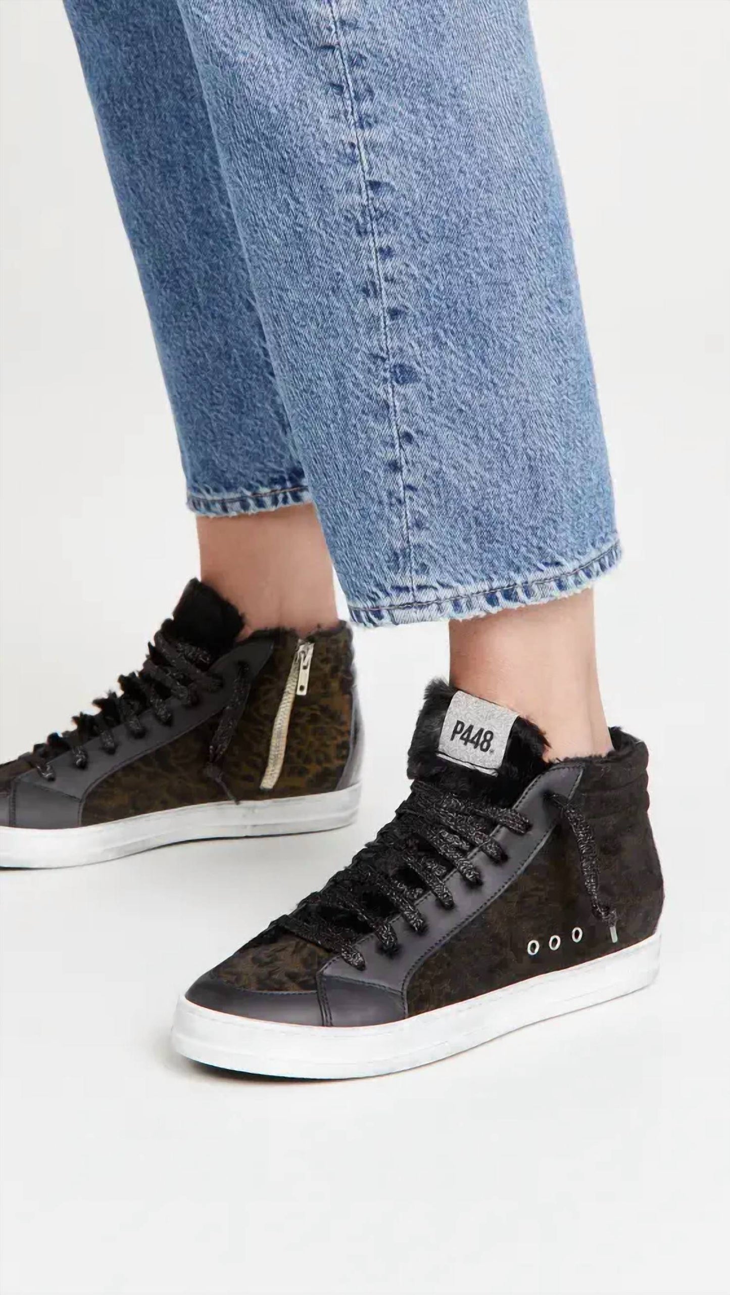 P448 - Women's Skate High Top Sneakers