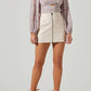 Astr - Plisse Print Blouse