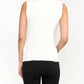 Frank Lyman - Sleeveless Mock Neck Knit Top