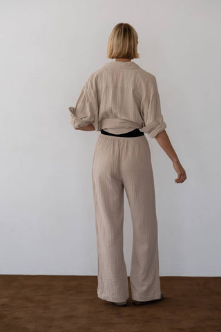 Donni. - Bubble Crop Simple Pants