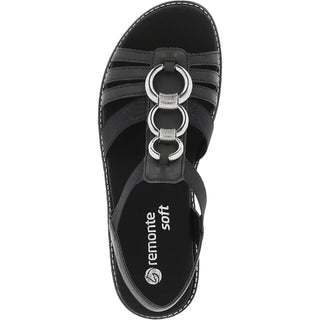 Remonte - Women's Synthetic Heel Strap Sandals