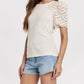 Another Love - Shea Contrast Eyelet Top