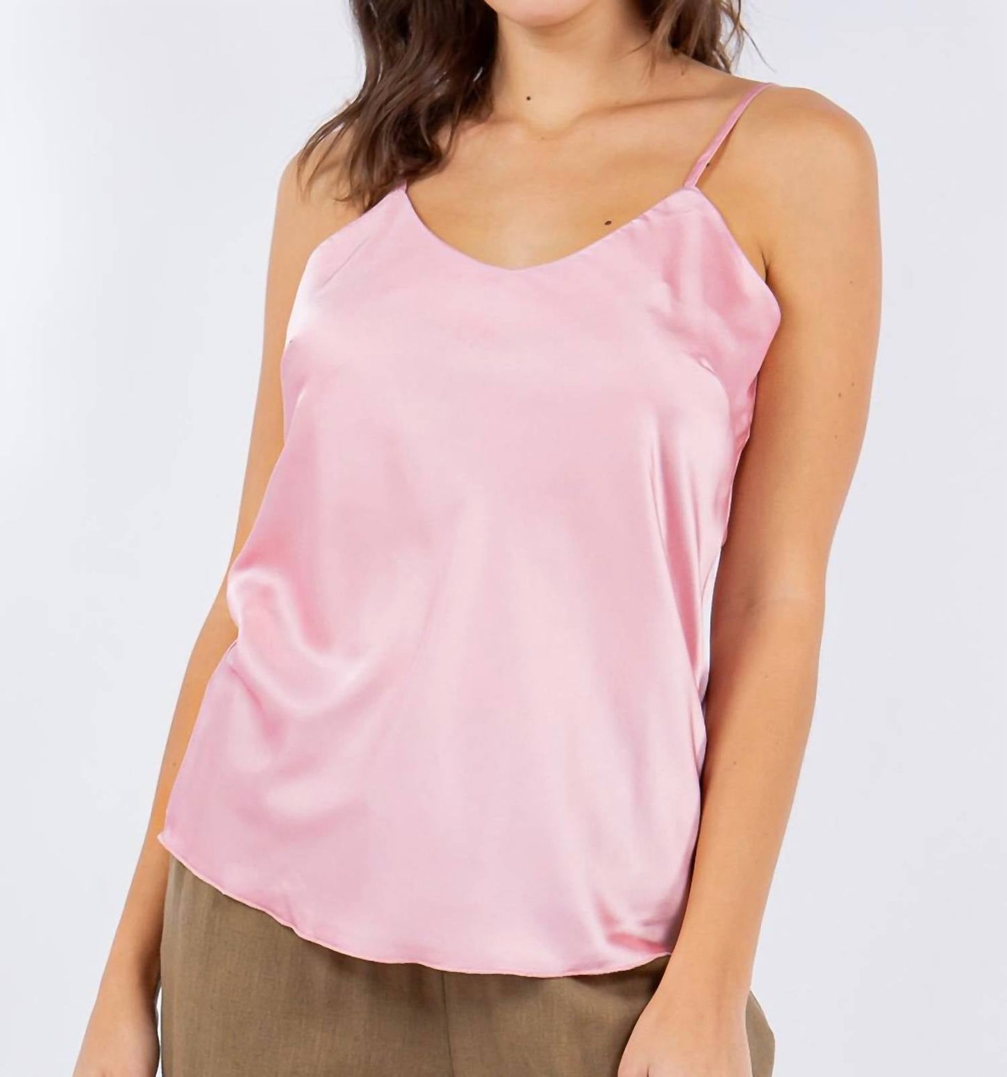 Paparazzi - Solid Stretch Satin Camisole
