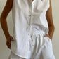 Donni. - Sandwash Sleeveless Shirt Top