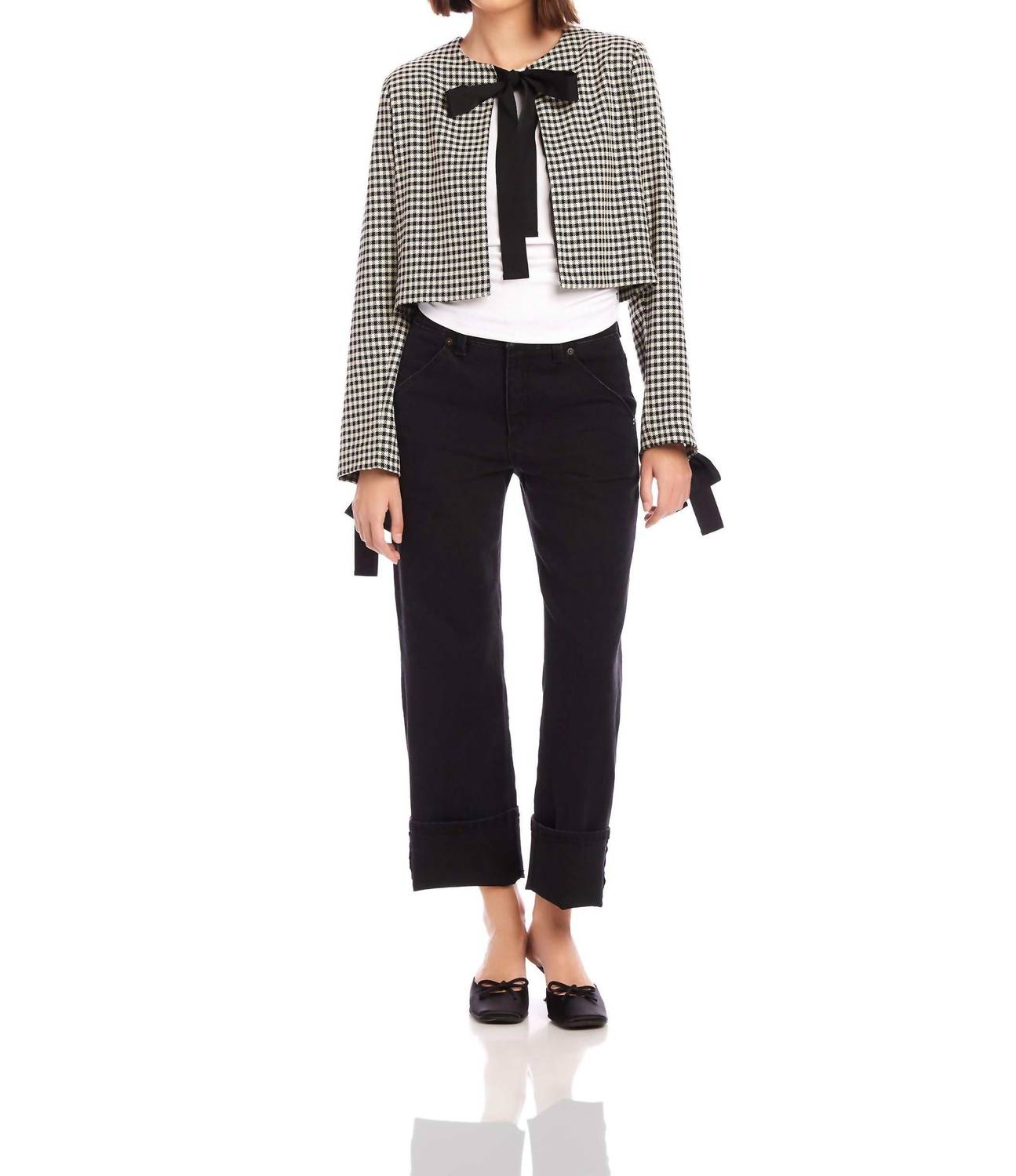 Fifteen Twenty - Poppy Bow Micro Jacket